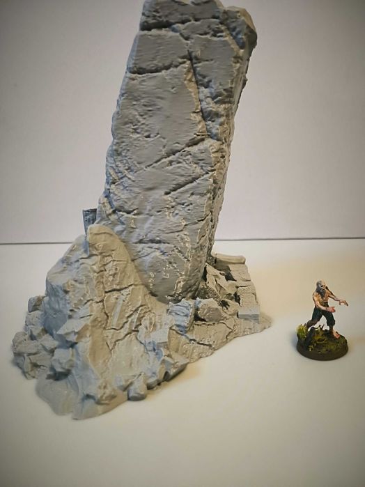 Zaginione miasto (Kataklizm) Duża skała 2 RPG D&D Makieta Diorama