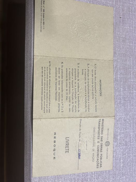 Reboque agricula em estado razoavel com documentos