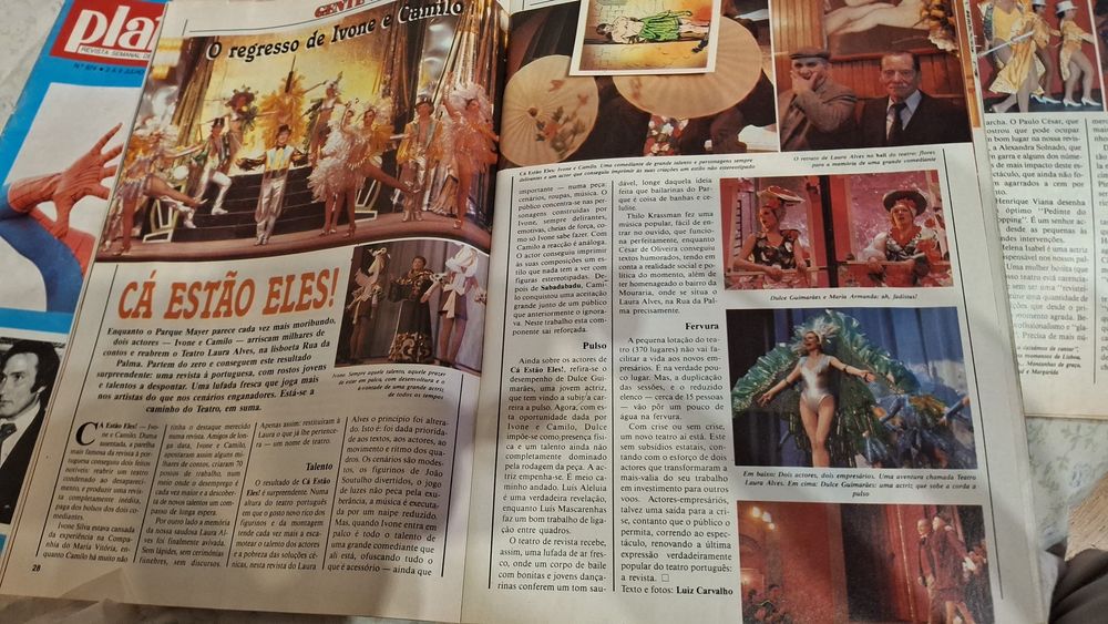 Reviatas antigas teatro revista parque mayer