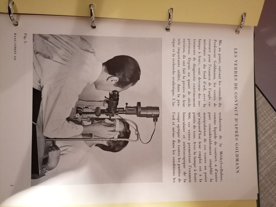 Lâmpada de fenda antiga