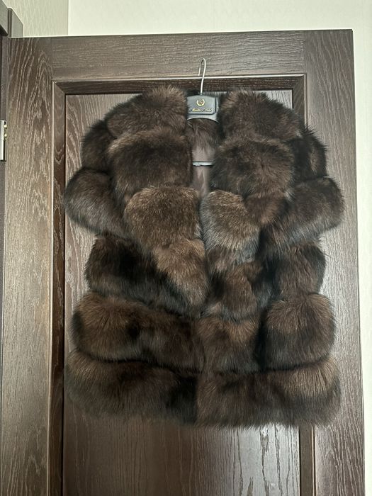Жилет из финского песца под соболь