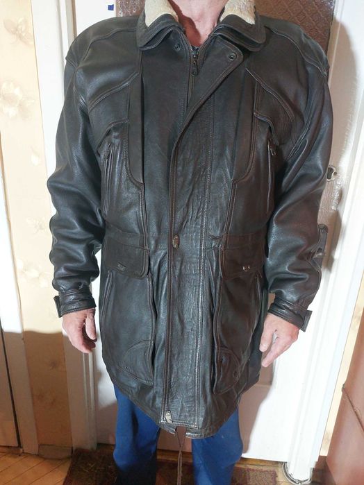 куртка шкіряна чоловіча Італія розмір 50