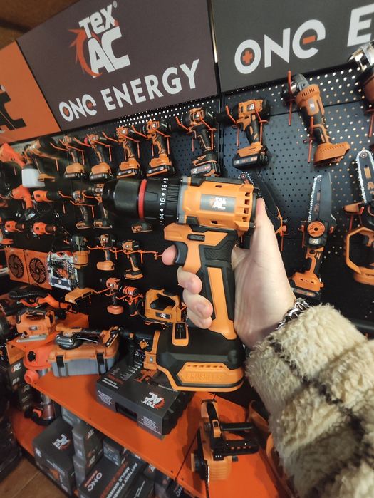 Аккумуляторный Бесщет. ударный шуруповёрт Техас TAOE-CD38LN/ТУШКА/Гар3