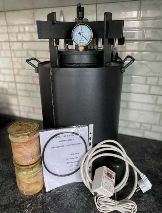 Топ продаж! Електричний автоклав на 24 півлітрові банки від виробника