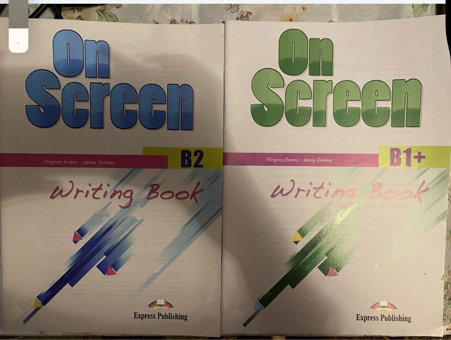 On screen Writing book b1+ b2