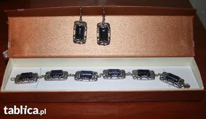 srebrny komplet noc kairu