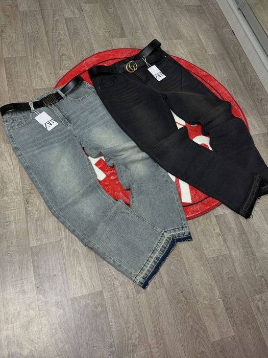 Джинсы zara flared type jeans