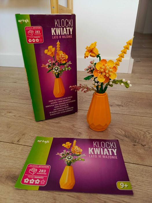 Klocki ARTYK - Kwiaty w wazonie (283 elementy)