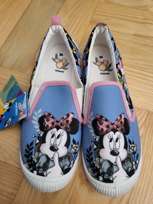Nowe Tenisówki kapcie Minnie r.34
