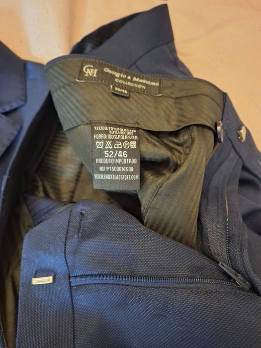 Novo preço -Fato Homem completo novo usado 1 unica vez