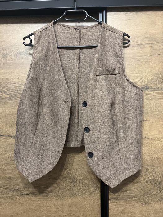 Komplet  marmurkowy brązowy