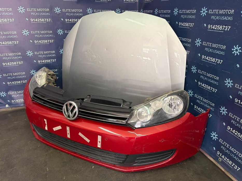 Frente completa usada VW GOLF VI capot parachoques oticas grelha