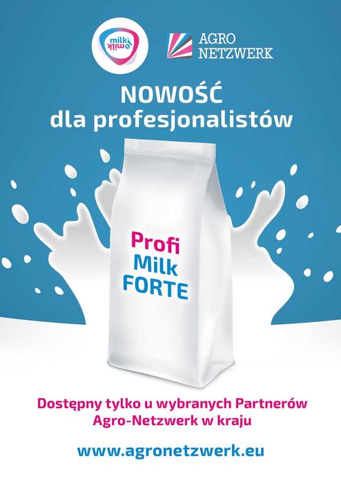 Mleko dla cieląt białe od 3 dnia PROFI MILK FORTE - NETZWERK, 20kg