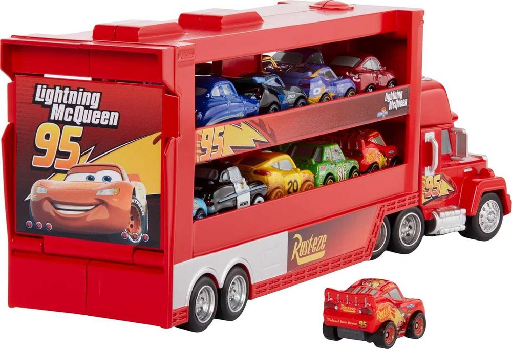 Транспортер Мак МакКвін автовоз машинка Тачки Pixar Cars GNW34
