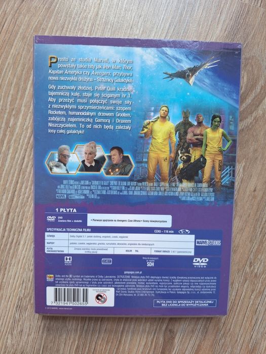 Marvel Strażnicy Galaktyki DVD