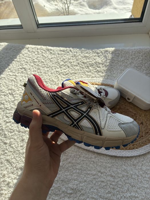 41, 42 розмір Кросівки чоловічі білі асікс гель кахана весна asics