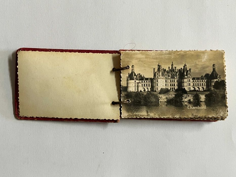 Châteaux de La Loire - Miniálbum de postais dos anos de 1940