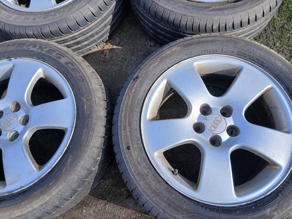 Koła do Audi A3 16 cali 5x100 Et 45 Opony letnie Toyo