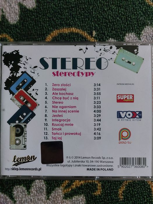 Stereo. Stereotypy.(Cd)