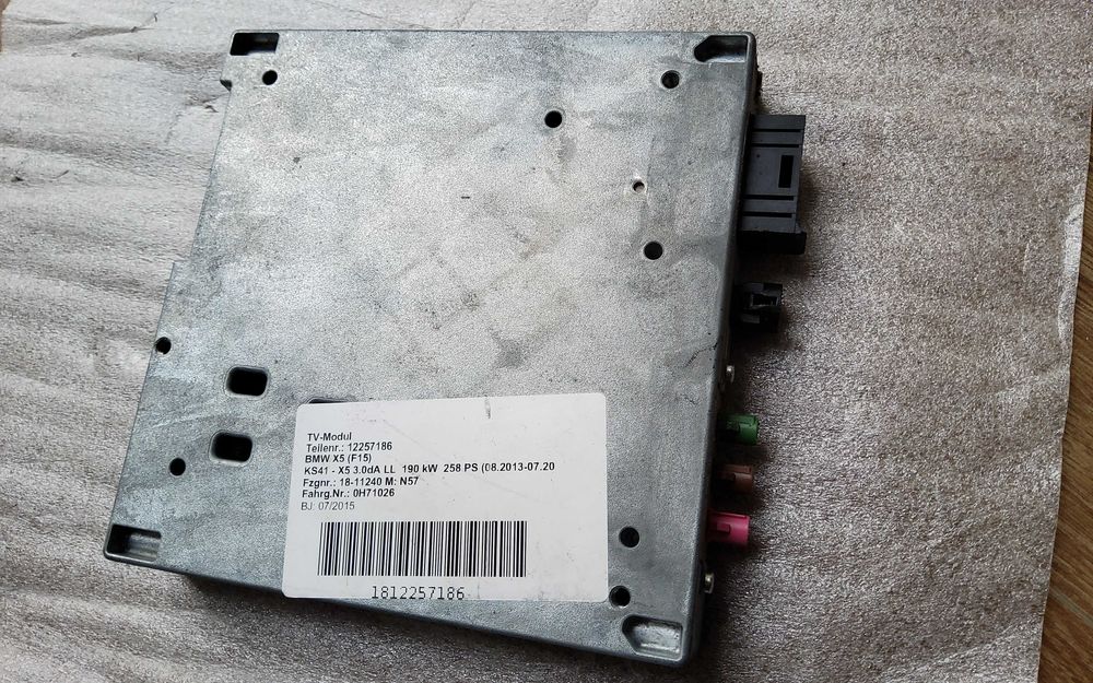 Módulo de TV 2 ECE RSE  BMW F01 F07 F10 F11 F13 F11 F16 F16
