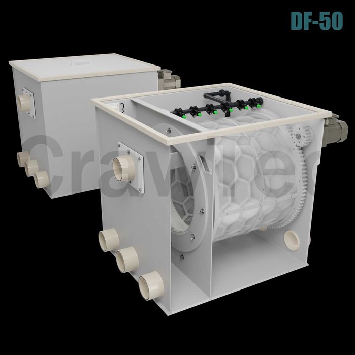 Барабанний фільтр 50 м³/годину