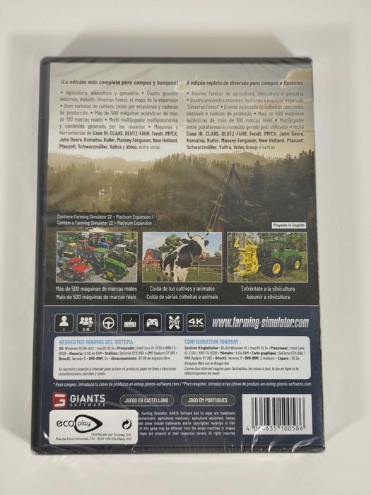 Farming Simulator 22 Platinum Edition PC Selado