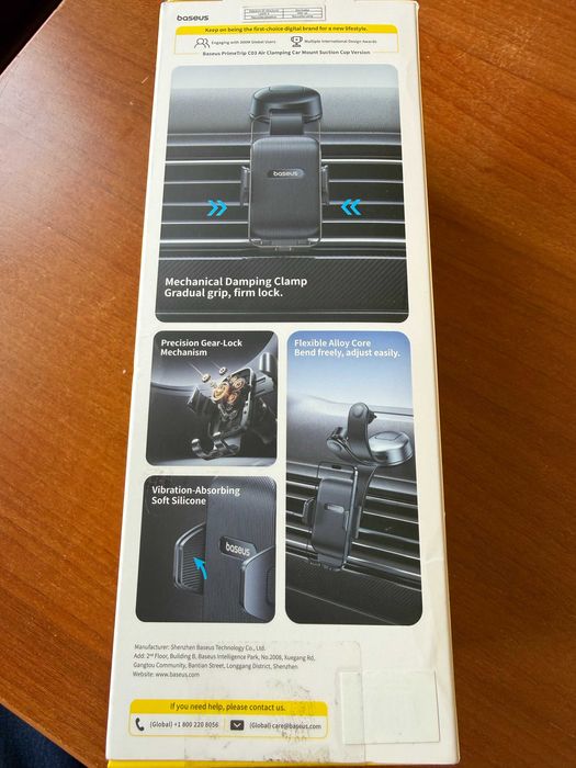 Baseus C03 Air Suporte de telemóvel ventosa para carro