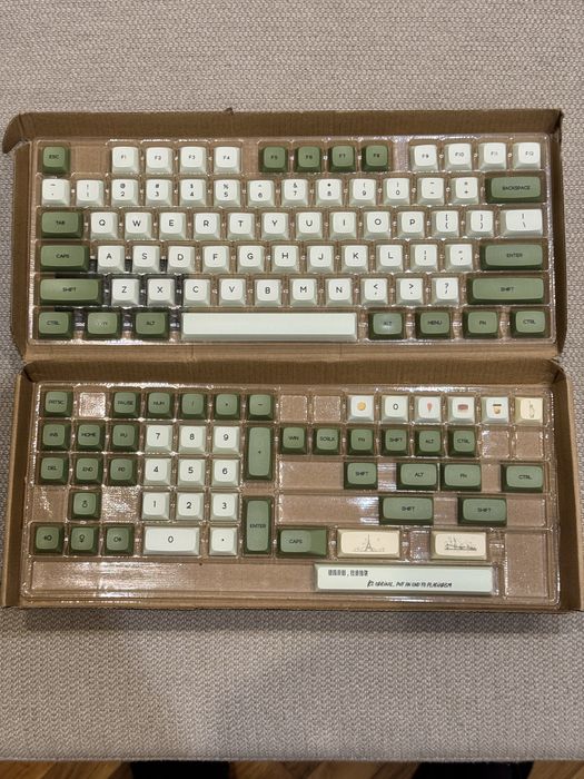 Кейкапи Matcha XDA profile PBT Cherry MX