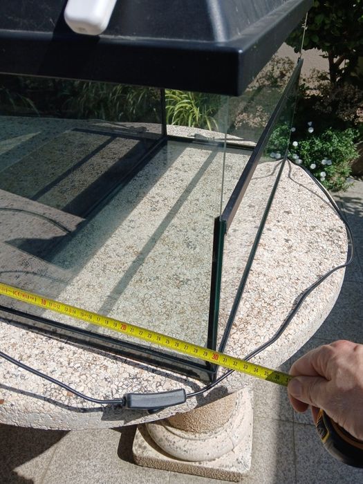 Aquário c/ tampa e acessórios