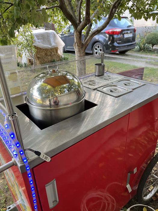 Кукурузоварка Uret MHM 22 + Візок “Муза Кукурудза”