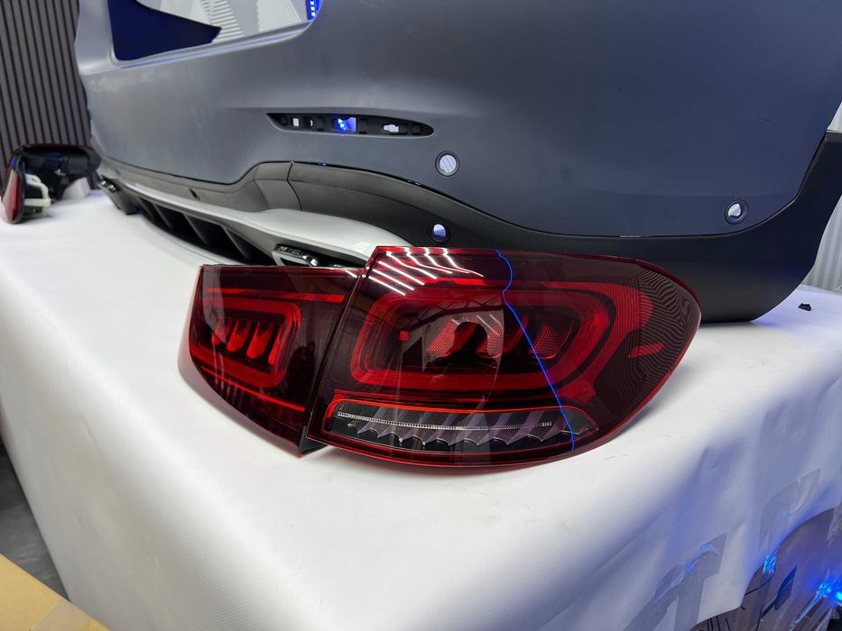 Рестайлинг обвес GLC63 AMG на Mercedes GLC W253 X253 Фары Обвес