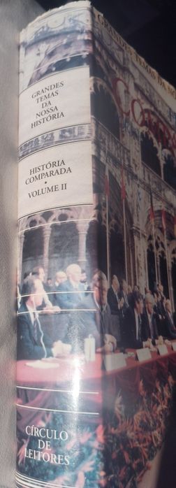 Livro Coleção Grandes Temas da Nossa História  Comparada Circulo de Leitores Novo