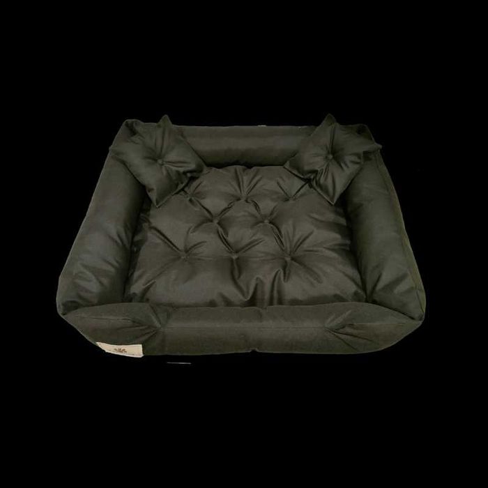 Legowisko dla psa kojec PRESTIGE 145x115 czarne lub szare mata leżanka