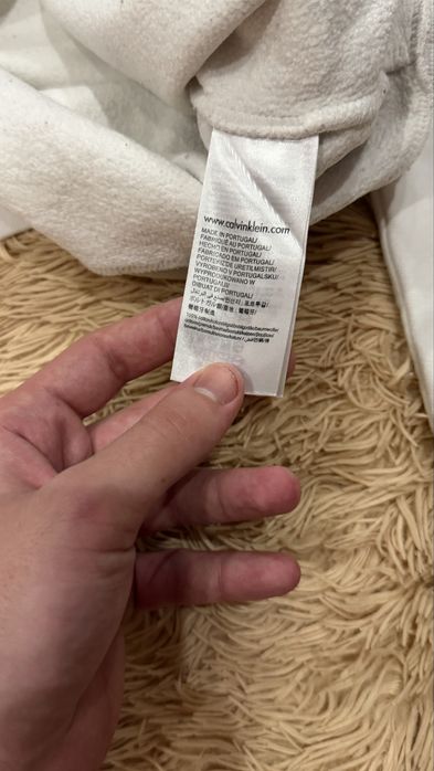 Белая кофта свитшот calvin klein ck кельвин кляйн кк оригинал