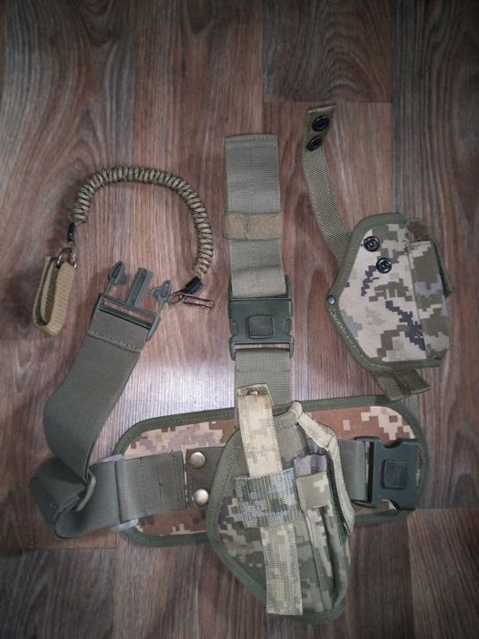 Кобури для ПМ / Форт 17 з платформою / ременем на стегно ноги