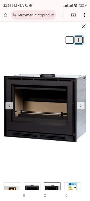 Recuperador Mekka ventilado com garantia(tem duas semanas) 7,8 kw