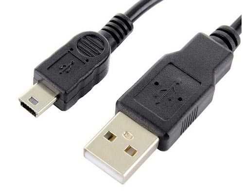 Kabel mini USB 1A 1m do telefonu, do nawigacji