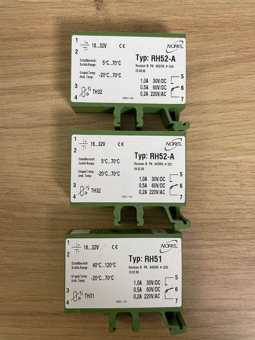 Реле граничного значення температури