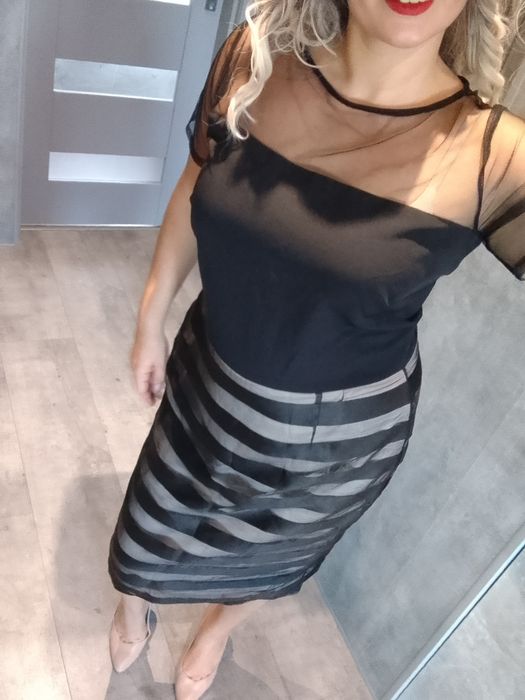 Nowa sukienka z siateczką rozmiar 46 XXL Catlin