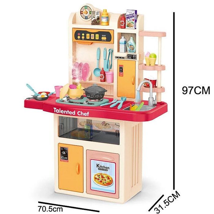 Інтерактивна дитяча кухня з водою і холодною парою  Shef  922-108