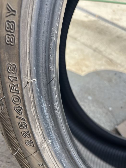 Jantes 18” BMW 5x120 c/2pneus 225/40R18 Bridgestone