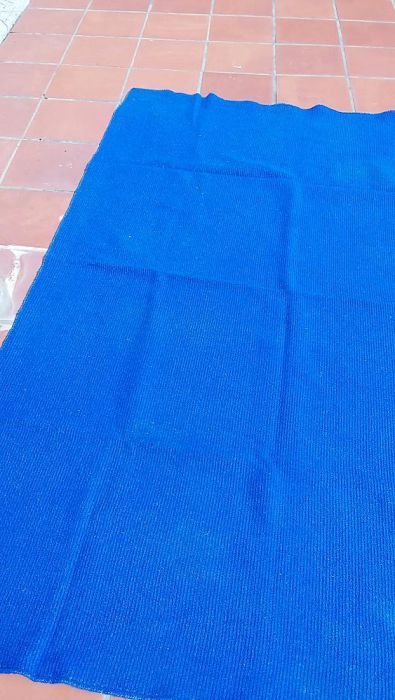 Carpete Rectangular de Cor Azul435434299956275204