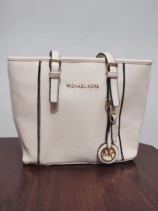 Beżowa torebka shopper bag