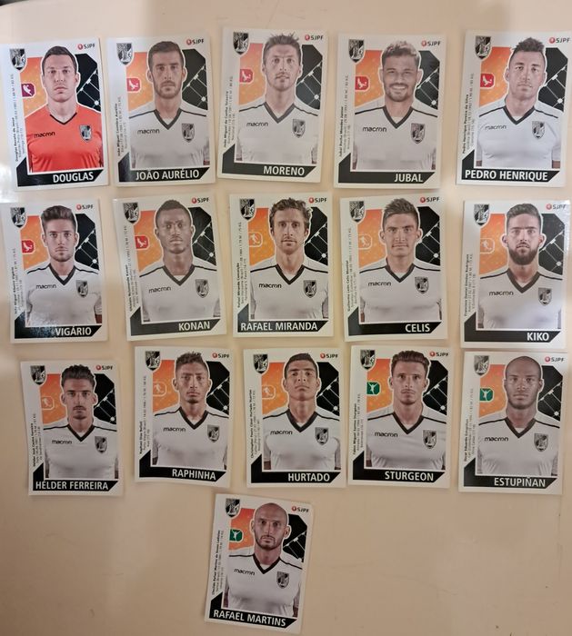Panini, Vários lotes da Época 2017/2018, PORTES GRÁTIS.