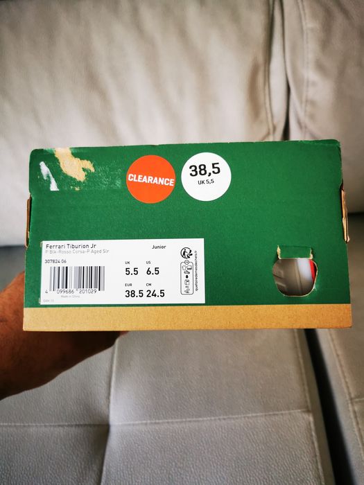 Ferrari Tiburion Jr Tamanho 38.5 Novos