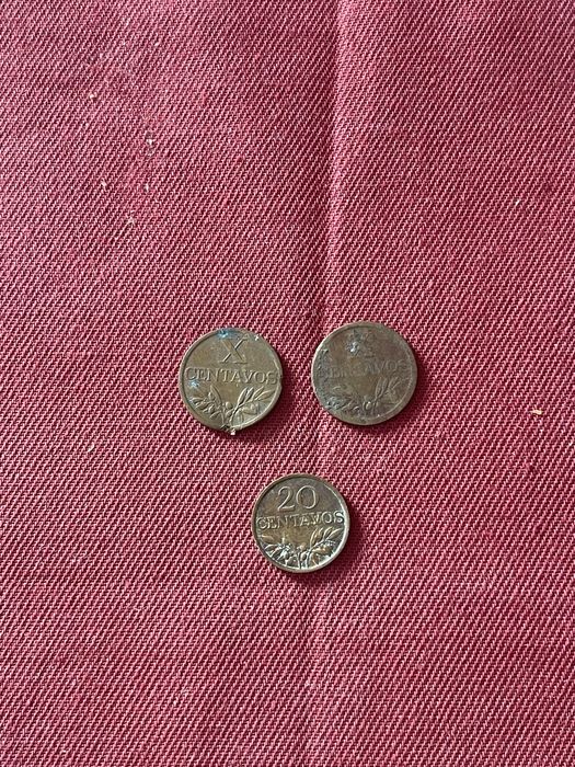 Lote numismática antiga portuguesa