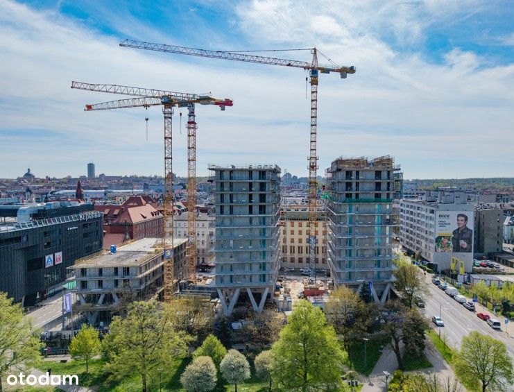 Studio w  centrum z loggią 7,58m2 Ostatnia kondygnacja