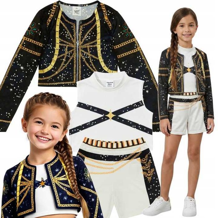 Strój Rumi Demon Hunters cosplay ŁOWCZYNIE DEMONÓW przebranie 140/150