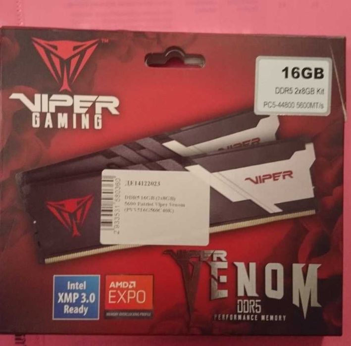 Оперативна пам"ять Patriot Viper Venom 2Х8Gb DDR5,чіпи Hynix