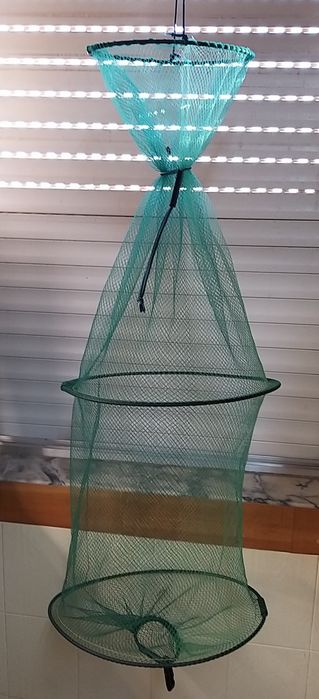 Saco Rede para manter o peixe vivo.